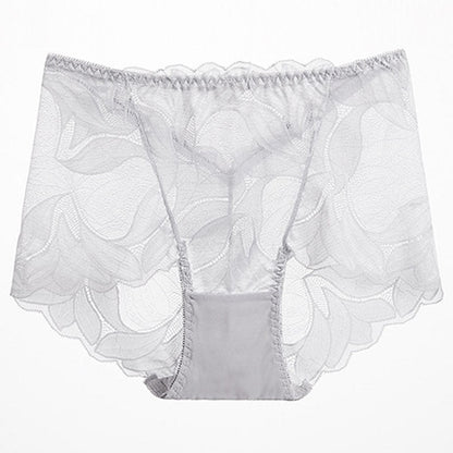 Atmungsaktive Spitzenhöschen (5er-Pack) - Hellgrau - 2XL - image 15