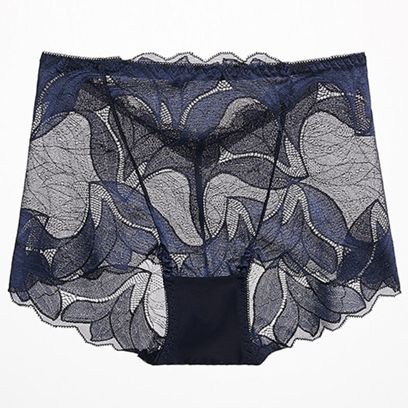 Atmungsaktive Spitzenhöschen (5er-Pack) - Marineblau - 2XL - image 19