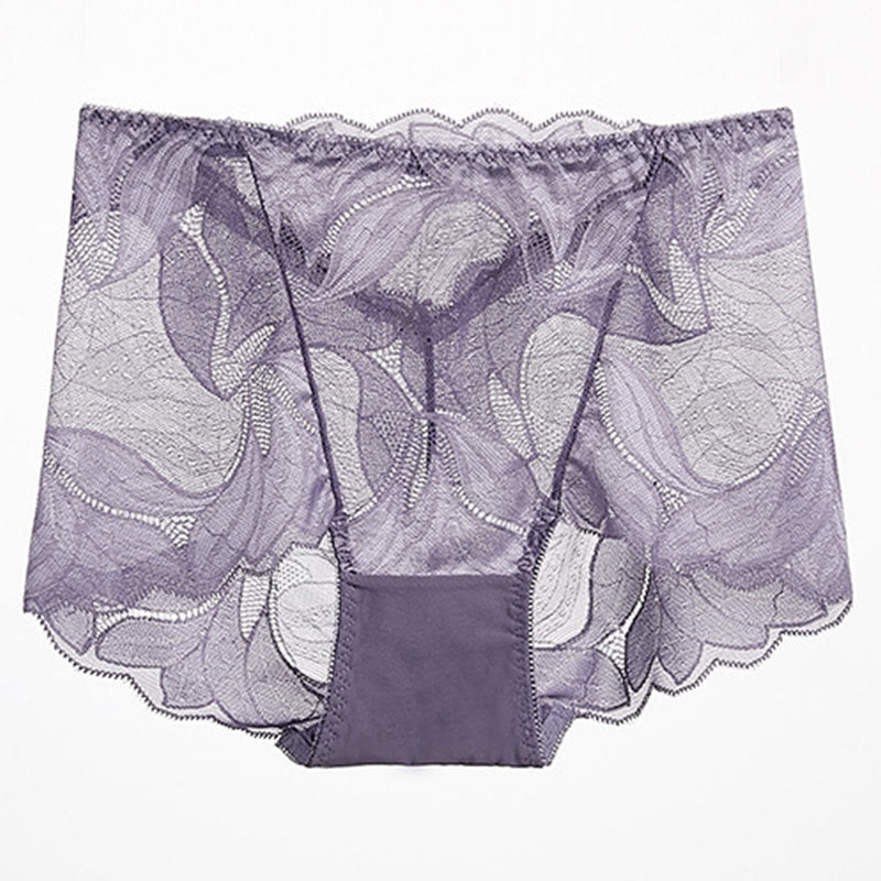 Atmungsaktive Spitzenhöschen (5er-Pack) - Dunkelviolett - 2XL - image 20