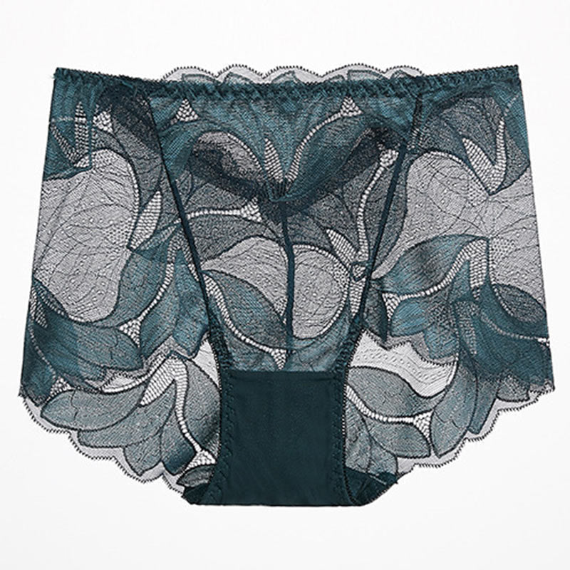 Atmungsaktive Spitzenhöschen (5er-Pack) - Dunkelgrün - 2XL - image 22