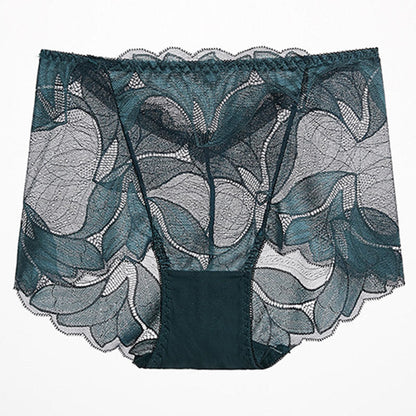 Atmungsaktive Spitzenhöschen (5er-Pack) - Dunkelgrün - 2XL - image 22
