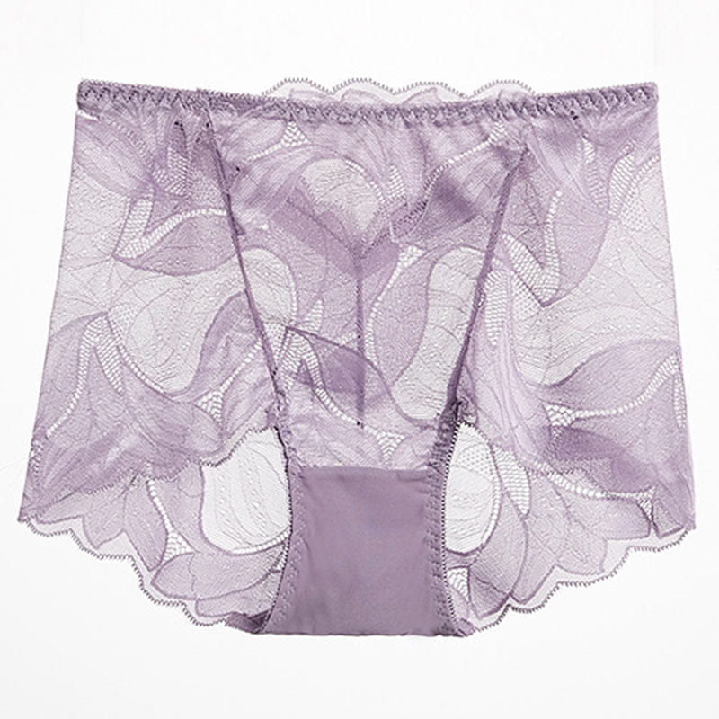 Atmungsaktive Spitzenhöschen (5er-Pack) - Hellviolett - 2XL - image 21