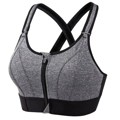 Sport-BHs mit gekreuztem Rücken - Grau - 5XL - image 9