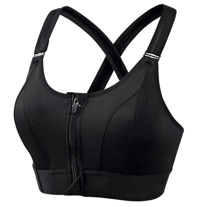 Sport-BHs mit gekreuztem Rücken - Schwarz - 5XL - image 6