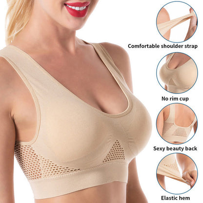 Sport-BHs mit Mesh-Einsätzen (2er-Pack) - image 3