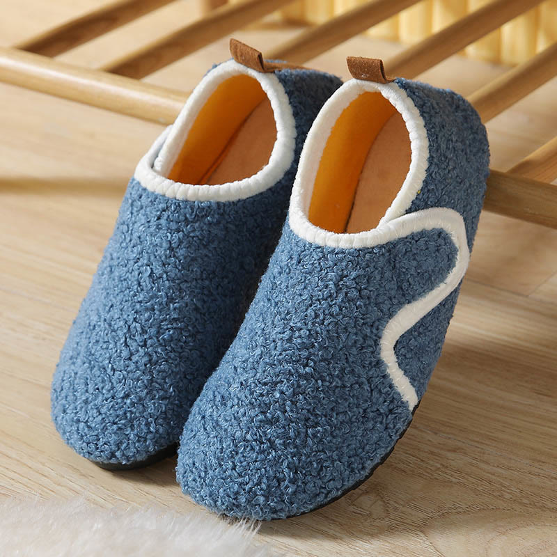 Übergrößen-Hausschuhsocken mit dicker Sohle - Blau - 2XL - image 2