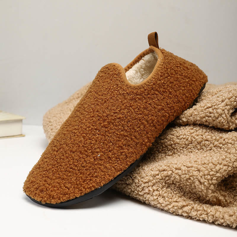Warme Hausschuhsocken in Übergröße - Braun - 3XL - image 21