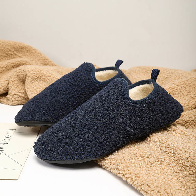 Warme Hausschuhsocken in Übergröße - Dunkelblau - 3XL - image 28