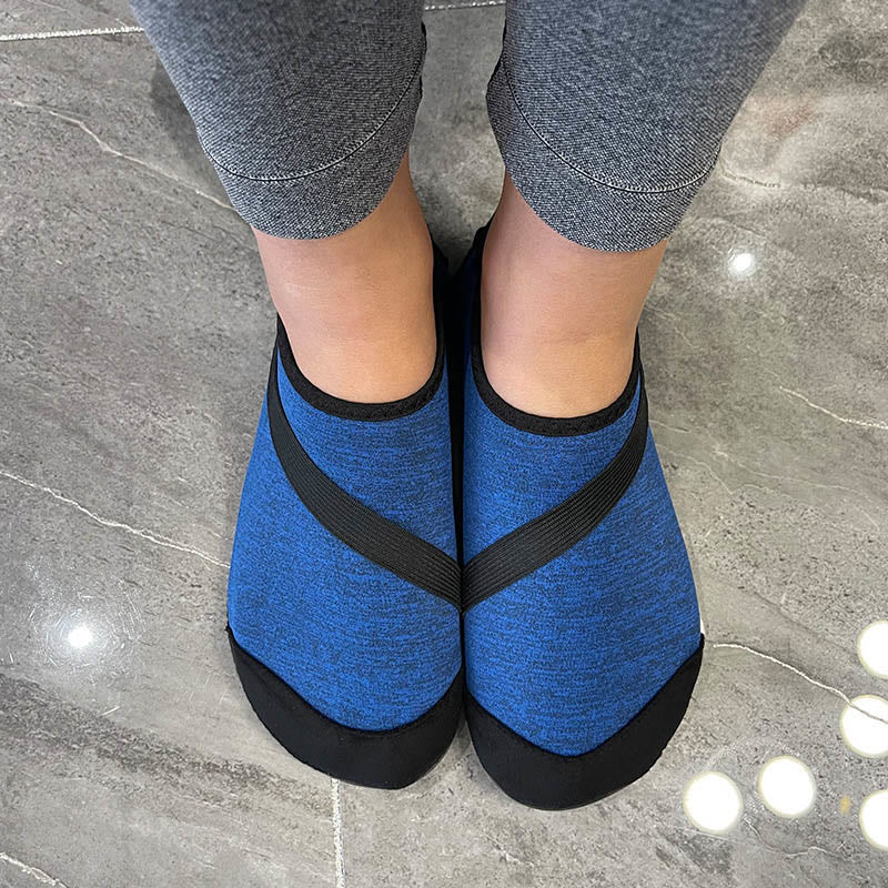 Indoor-Fitness-Hausschuhsocken in Übergröße - Blau - EU43-44 (US9-10) - image 4