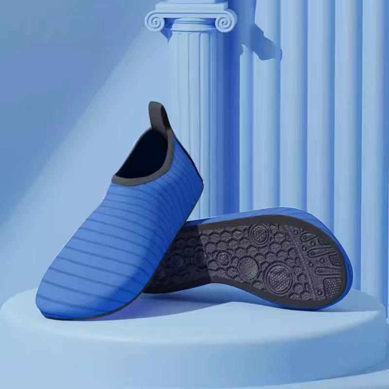 Yoga-Sport-Hausschuhsocken in Übergröße (2 Paar) - Blau - EU44-45 (US10-11) - image 11