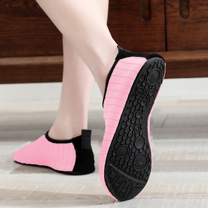 Yoga-Sport-Hausschuhsocken in Übergröße (2 Paar)