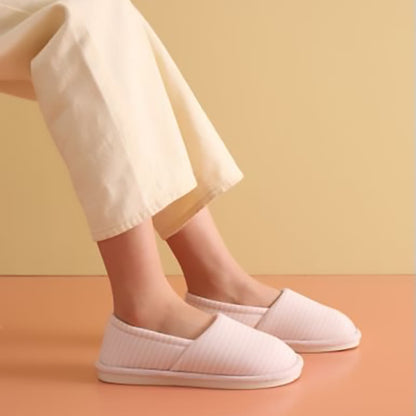 Gestreifte Slipper-Socken in Übergröße