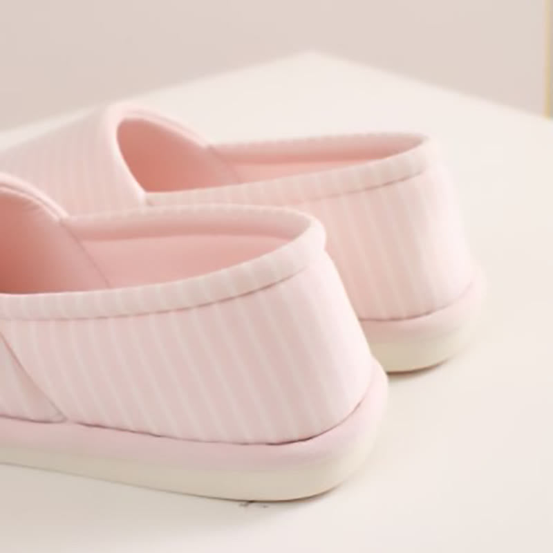 Gestreifte Slipper-Socken in Übergröße