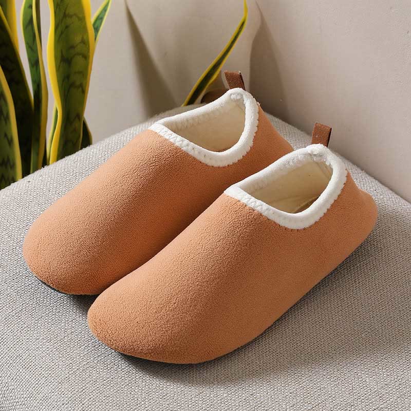 Fleece-Hausschuhsocken in Übergröße - Braun - 2XL - image 11