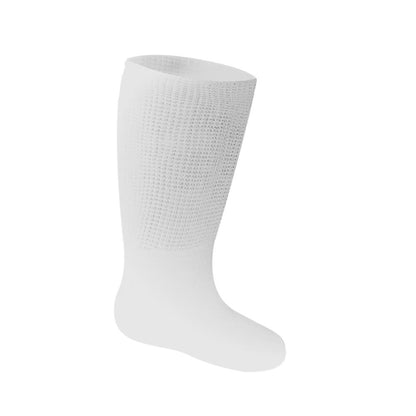 Superlockere kniehohe Diabetikersocken in Übergröße (3 Paar) - Weiß+Grau+Kamel - 4XL - image 8