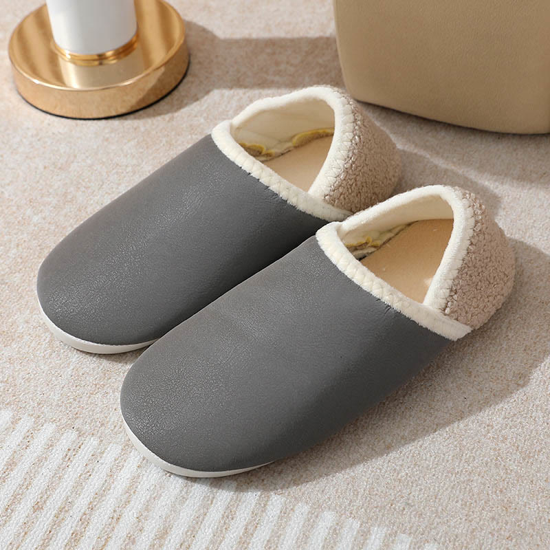 2-in-1-Hausschuhsocken in Übergröße - Grau - XL - image 2