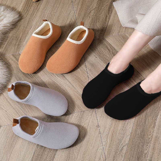 Fleece-Hausschuhsocken in Übergröße