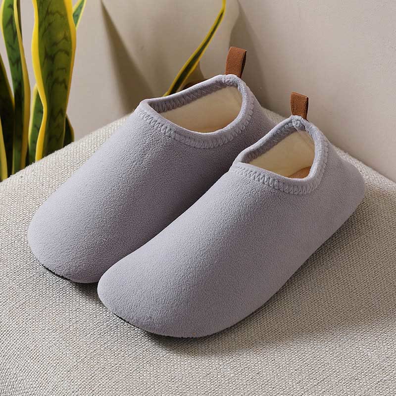 Fleece-Hausschuhsocken in Übergröße - Grau - 2XL - image 17