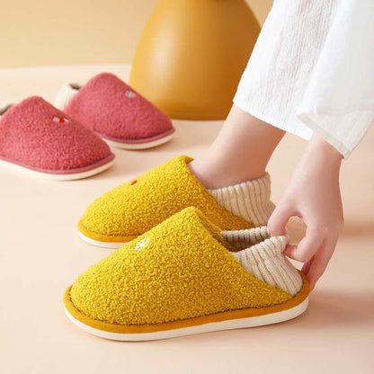 Übergröße Slipper-Socken mit Schneeflockenmuster