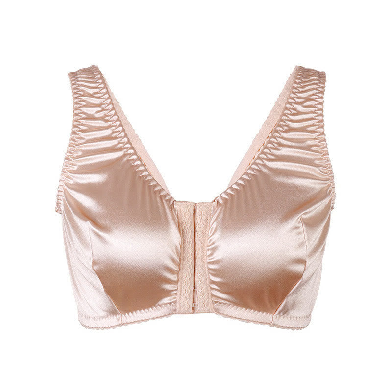 Komfortable kabellose BHs mit Frontverschluss - Nackt - 5XL - image 6