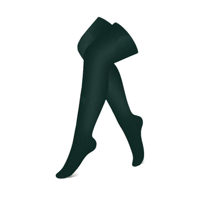 Oberschenkelhohe Kompressionsstrümpfe der Green Series (3 Paar) - Dunkelgrün - S/M - image 8