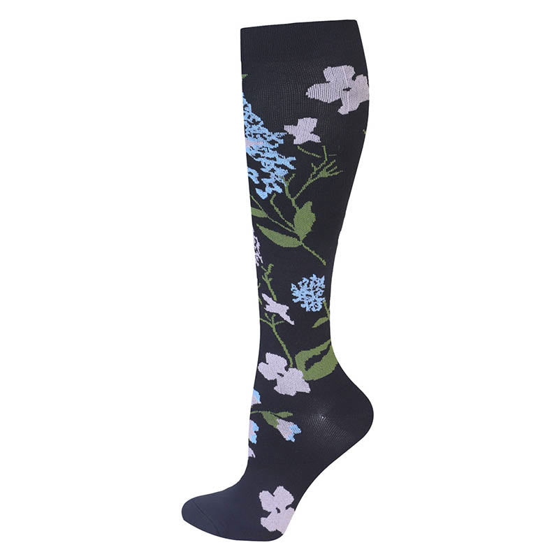 Kompressionsstrümpfe mit Blumenmuster (3 Paar) - image 8