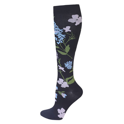 Kompressionsstrümpfe mit Blumenmuster (3 Paar) - image 8