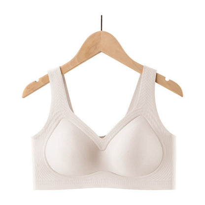 Nahtloser Komfort-BH ohne Kabel - Beige - 5XL - image 5