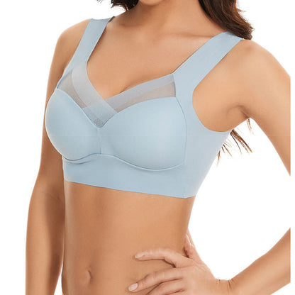 Nahtlose, kabellose Sport-BHs aus Spitze (2er-Pack) - image 3
