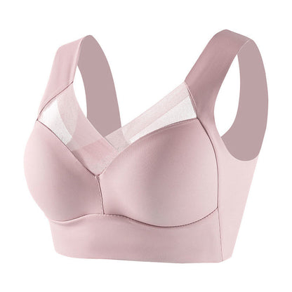 Nahtlose, kabellose Sport-BHs aus Spitze (2er-Pack) - Rosa - 6XL - image 8