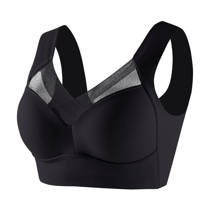 Nahtlose, kabellose Sport-BHs aus Spitze (2er-Pack) - Schwarz - 6XL - image 7