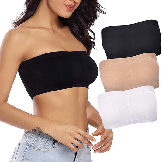 Gepolsterter Bralette-BH ohne Bügel in Übergröße (3er-Pack)