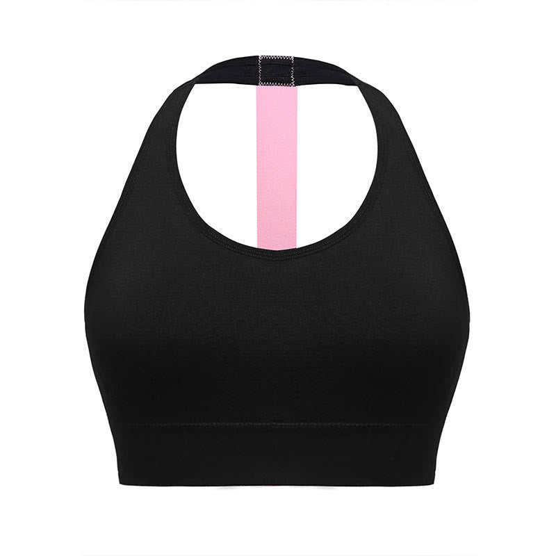 Bügellose Sport-BHs - Schwarz - 4XL - image 4