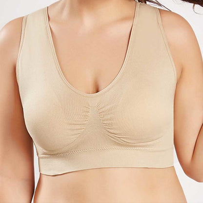 Nahtlose Komfort-Sport-BHs - Nackt - 4XL - image 5