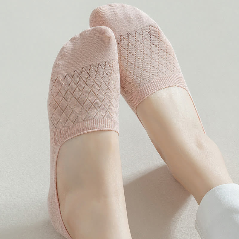 Elastische, unsichtbare Socken mit Gittermuster (8 Paar) - image 6