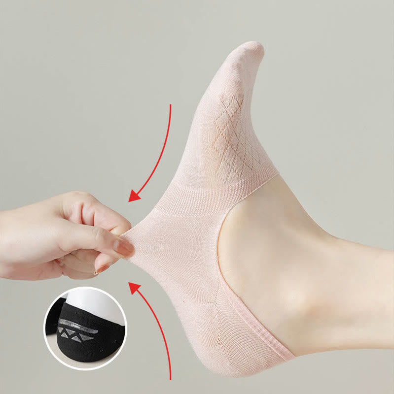 Elastische, unsichtbare Socken mit Gittermuster (8 Paar) - image 4