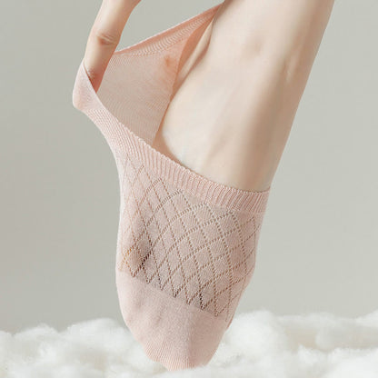 Elastische, unsichtbare Socken mit Gittermuster (8 Paar) - image 2