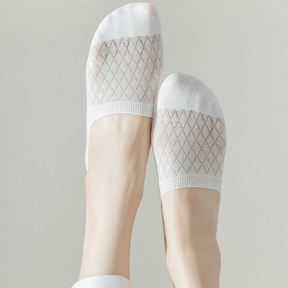 Elastische, unsichtbare Socken mit Gittermuster (8 Paar) - image 5