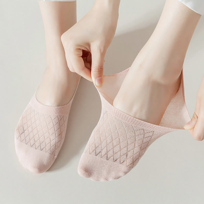 Elastische, unsichtbare Socken mit Gittermuster (8 Paar) - image 7
