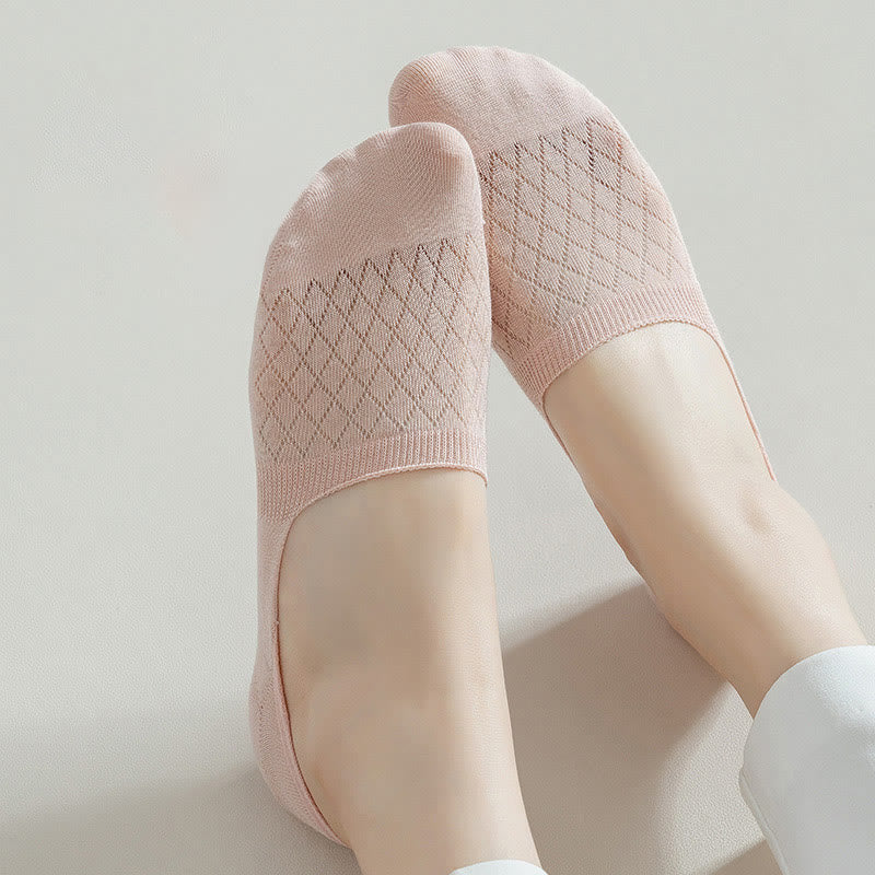 Elastische, unsichtbare Socken mit Gittermuster (8 Paar) - image 3