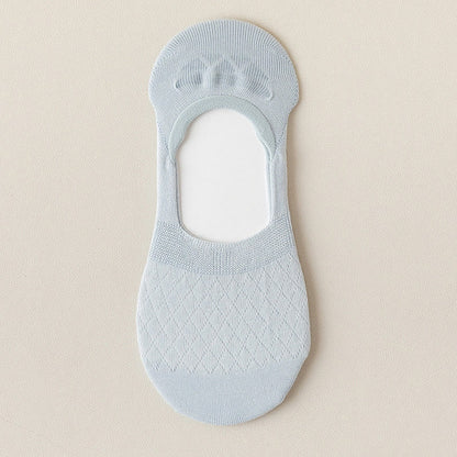 Elastische, unsichtbare Socken mit Gittermuster (8 Paar) - Hellblau - EU37-40 (US4-7) - image 15