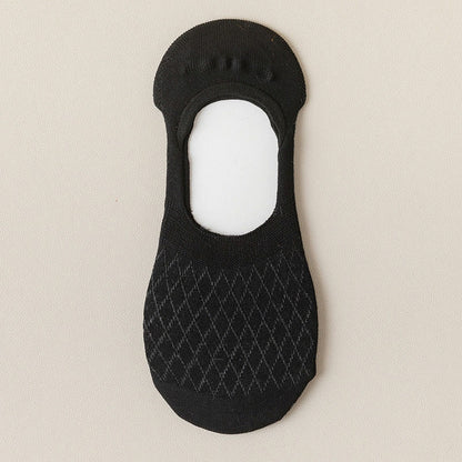 Elastische, unsichtbare Socken mit Gittermuster (8 Paar) - Schwarz - EU37-40 (US4-7) - image 14