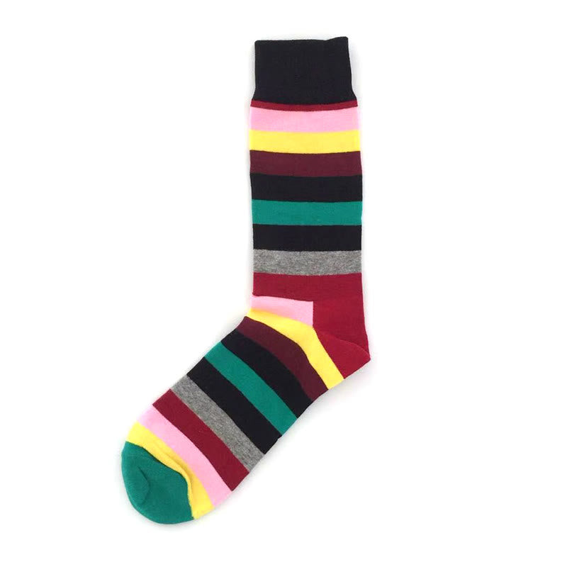 Viertelsocken mit Farbstreifen (5 Paar) - image 4