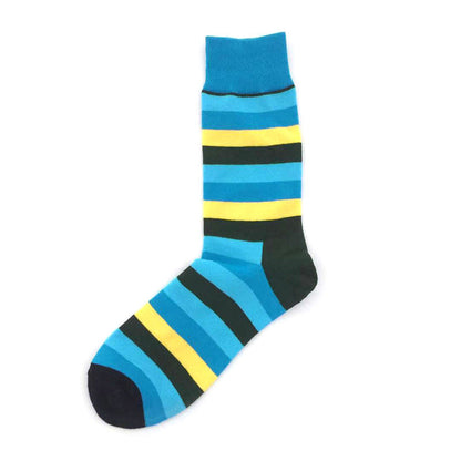 Viertelsocken mit Farbstreifen (5 Paar) - image 2