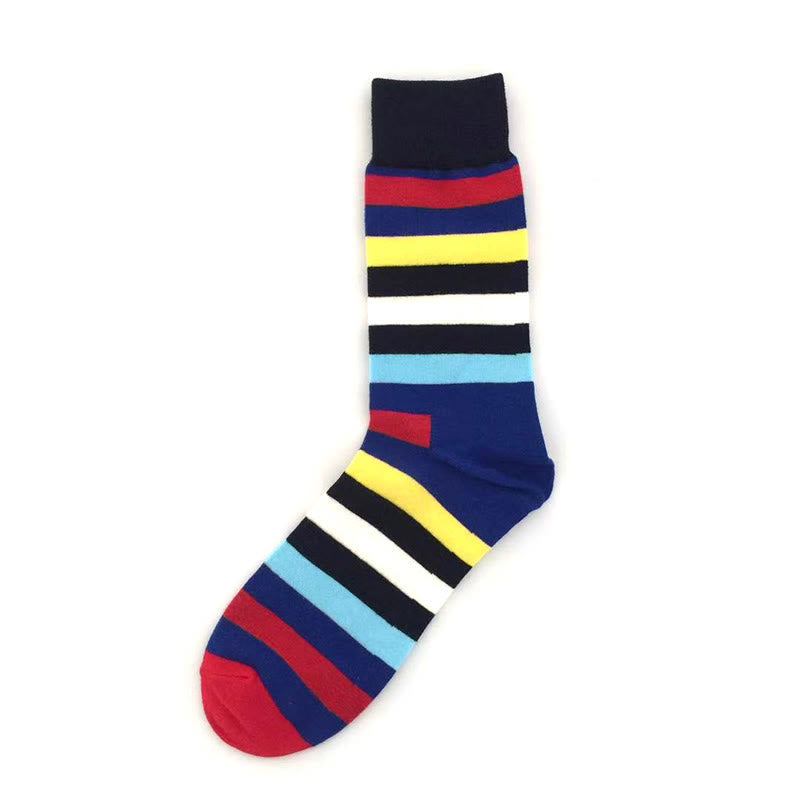 Viertelsocken mit Farbstreifen (5 Paar) - image 1