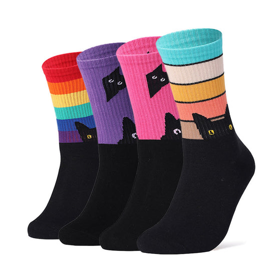 Katzen- und Hundesocken (4 Paar) - image 0