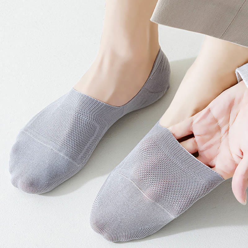 Atmungsaktive Mesh-Füßlinge in Übergröße (8 Paar)