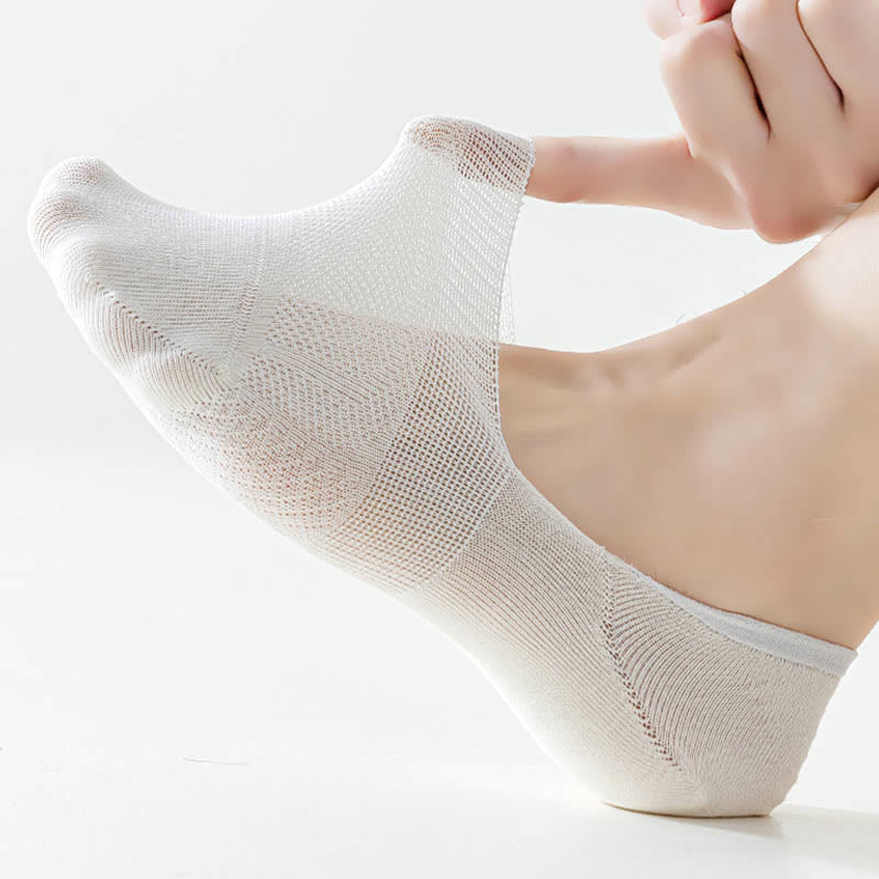 Atmungsaktive Mesh-Füßlinge in Übergröße (8 Paar)