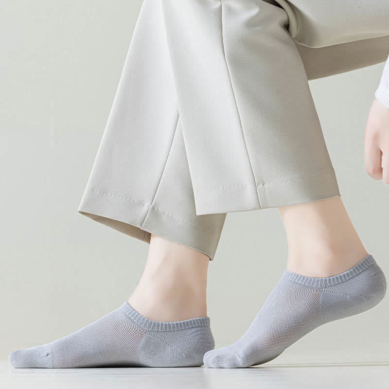 Sommerliche, einfarbige, unsichtbare Socken (7 Paar) - image 1