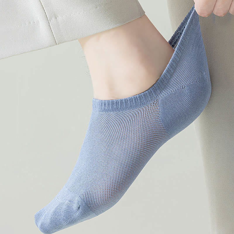 Sommerliche, einfarbige, unsichtbare Socken (7 Paar) - image 4